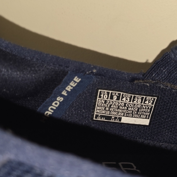 Skechers Men's Navy Hands-free Slip-On Sneakers Size 10 - Picture 7 of 13